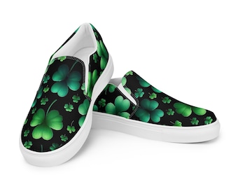 Irish Shamrock Women’s Slip-on Canvas Shoes