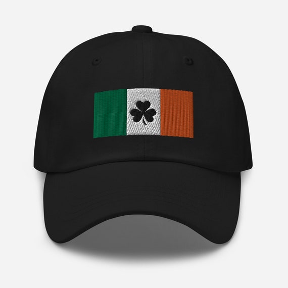 Irish Flag and Shamrock Ballcap