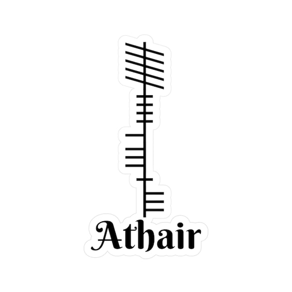 Irish Ogham 'Father' Vinyl Decal