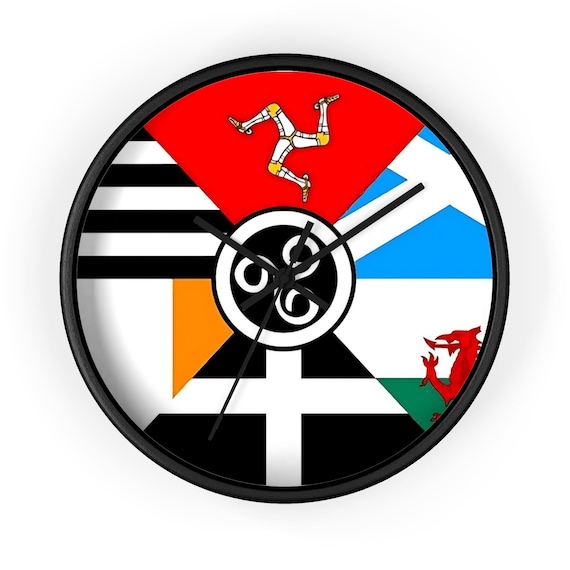 Celtic Nations Flag Wall Clock