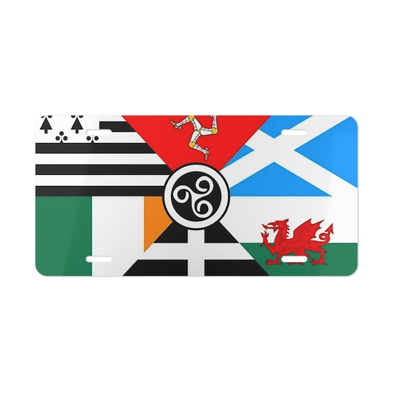 Celtic Nations Vanity Plate