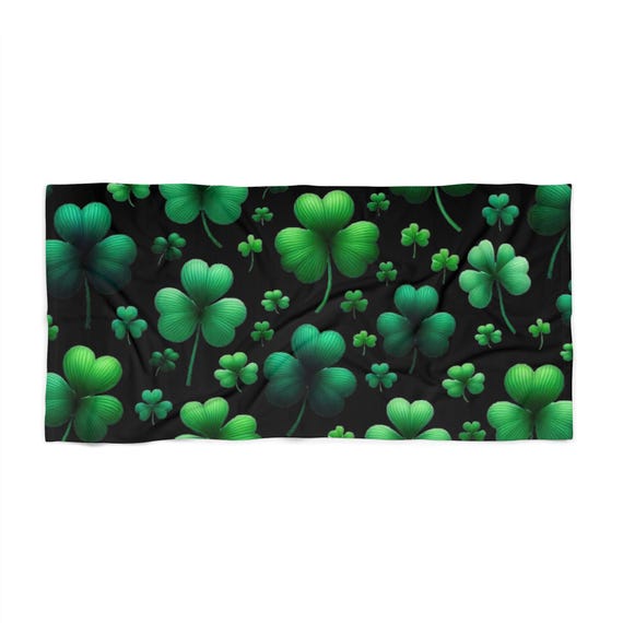 Shamrock Beach Towel