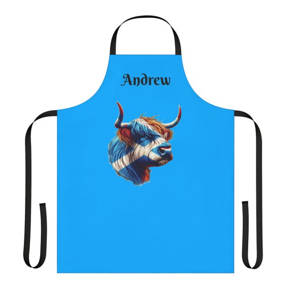 Scottish Highland Cow (Personalized) Apron