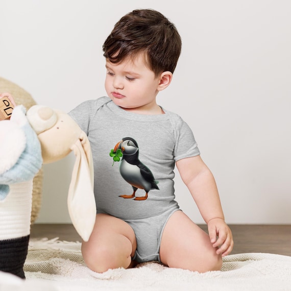 Puffin & Shamrock Short Sleeve One Piece