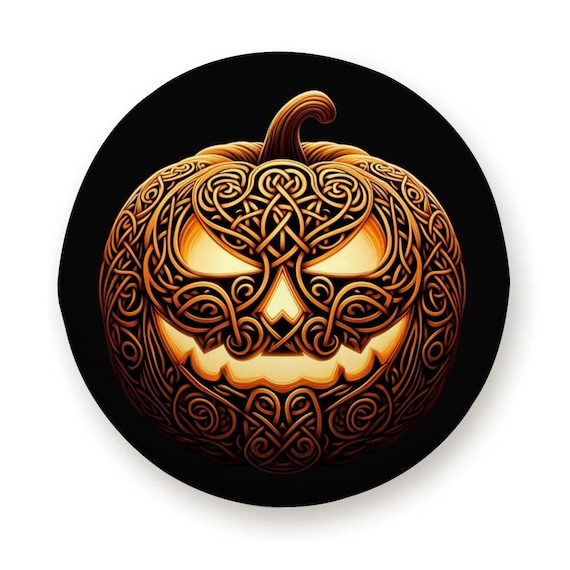 Celtic Pumpkin Tire Cover