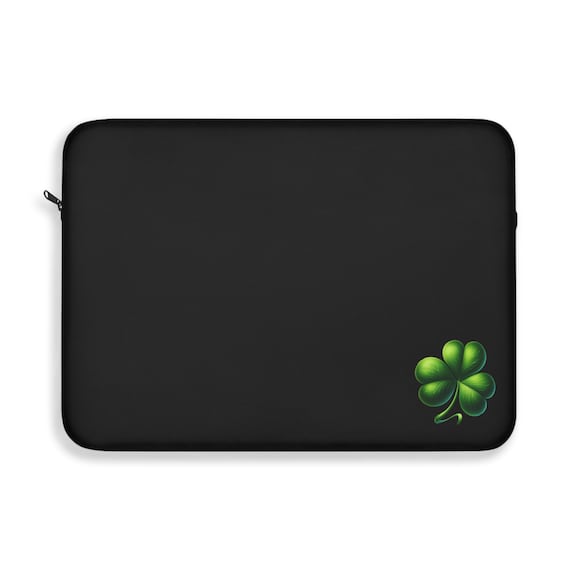 Shamrock Laptop Sleeve Black