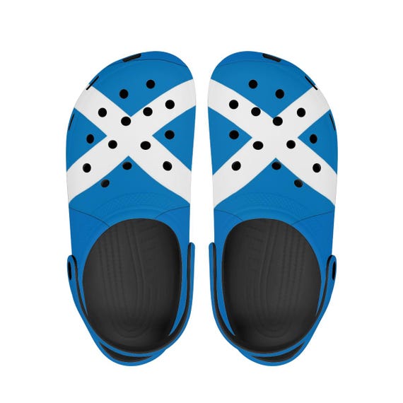 Scottish Saltire Adult Clogs