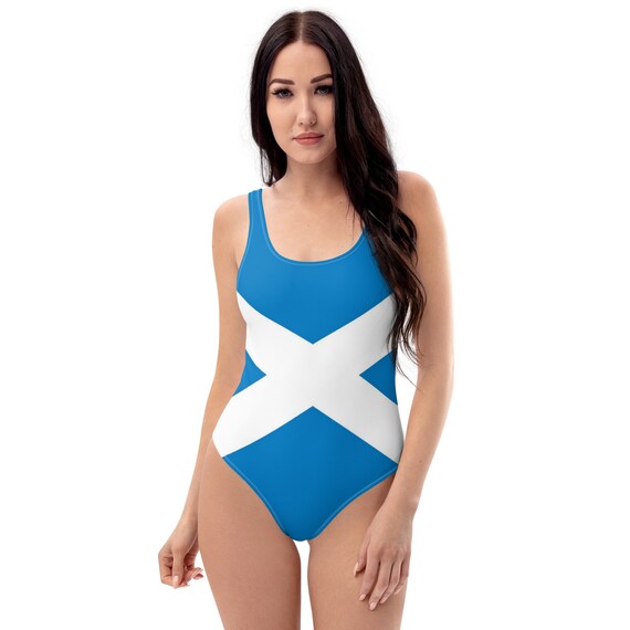 Scottish Flag One-Piece Swimsuit