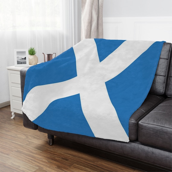 Scottish Flag Microfiber Blanket