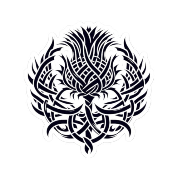 Celtic Scottish Thistle Vinyl Decal