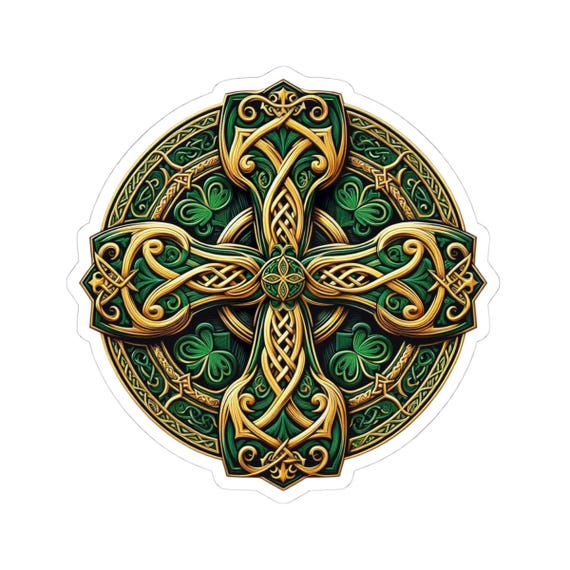 Irish Celtic Shield  Vinyl Decal