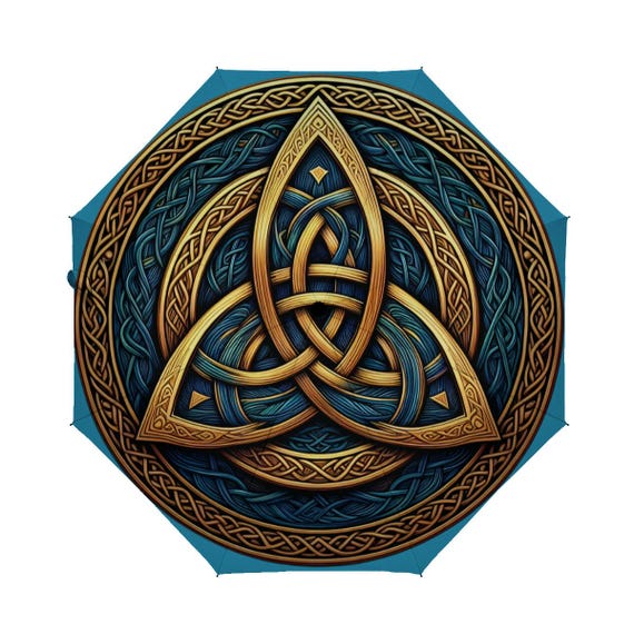 Irish Celtic Gorm Umbrella