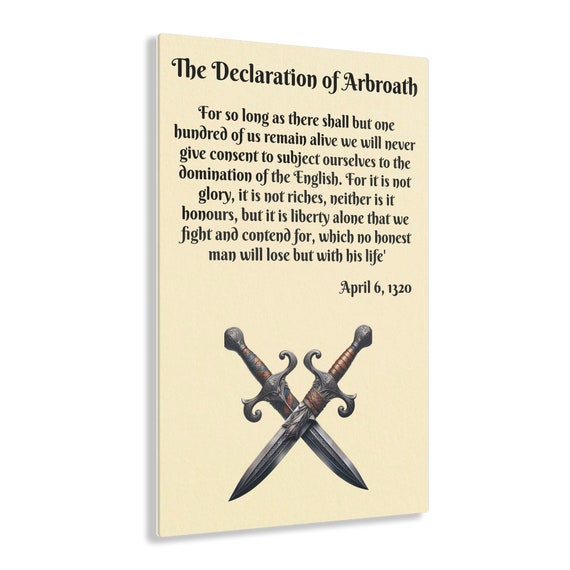 The Declaration of Arbroath Acrylic Print