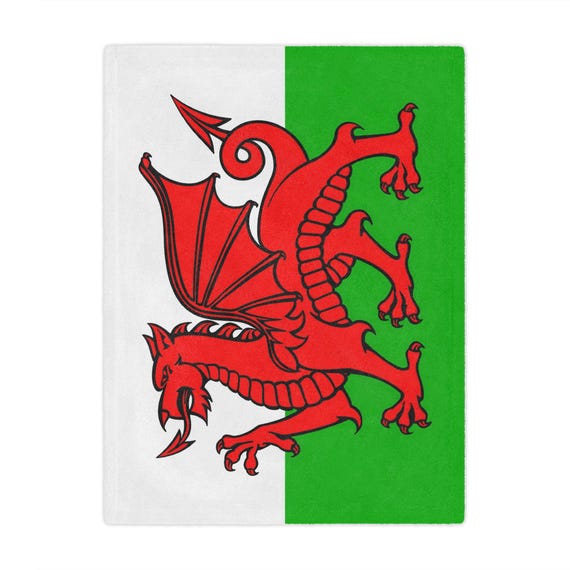 Welsh Flag Microfiber Blanket