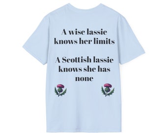 Szkocka koszulka w stylu softstyle Lassie