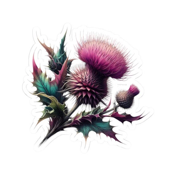 Scottish Thistle 2 Vinyl Decal