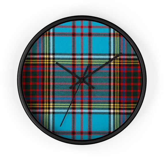 Anderson Tartan Wall Clock