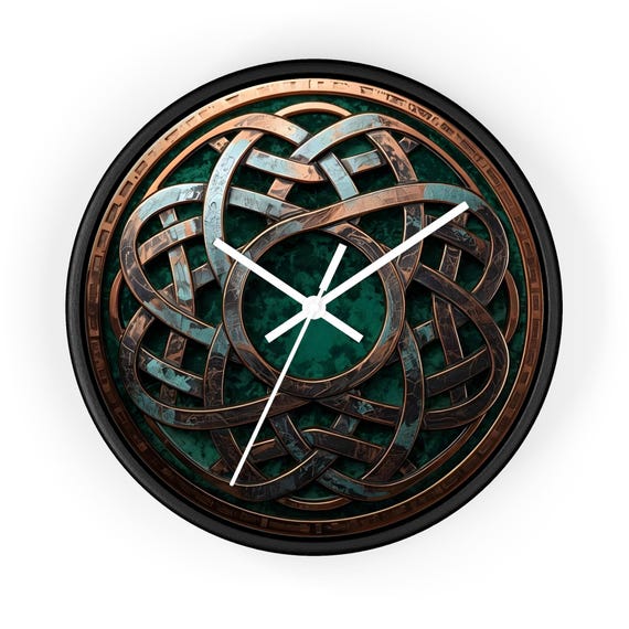 Irish Celtic  Bealach Wall Clock