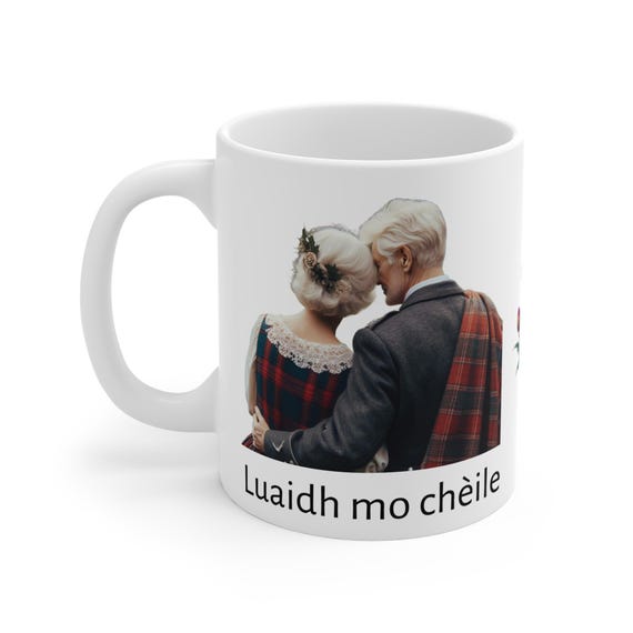 LOVE Of My Life COUPLE Ceramic MUG, Scottish Love Quote Tea Cup For Hot And Cold Beverages, Gift For Wife, Fiancé, Girlfriend