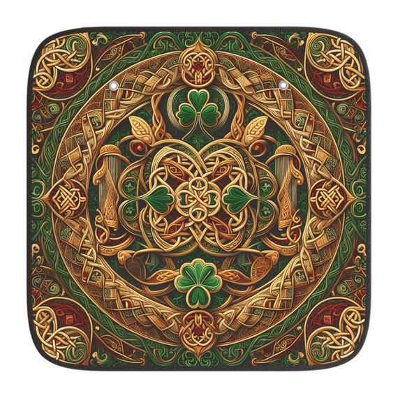 Irish Celtic Bród Car Sun Shades