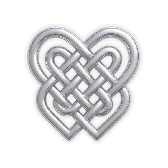 Celtic Serch Bythol Knot Vinyl Decal (Silver)