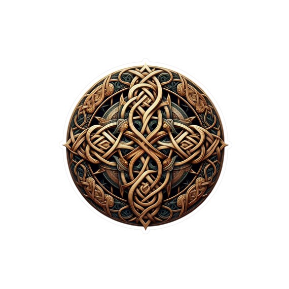 Gan eagla Celtic Knot Vinyl Decal