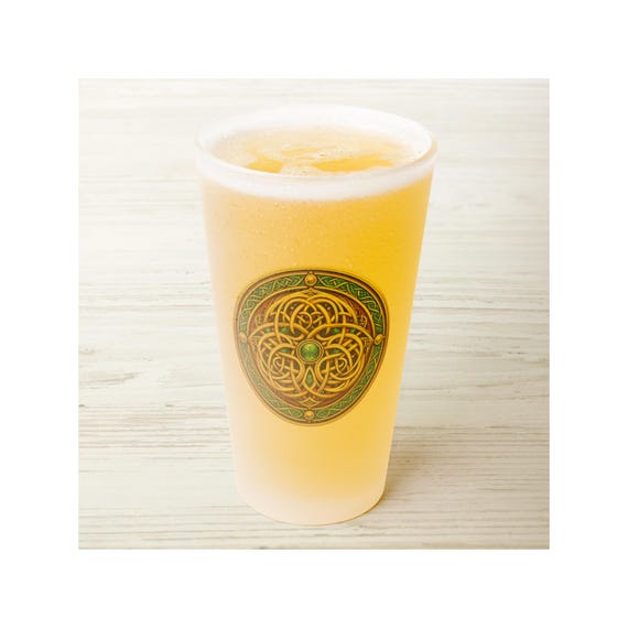 Celtic Jewel Frosted Pint Glass