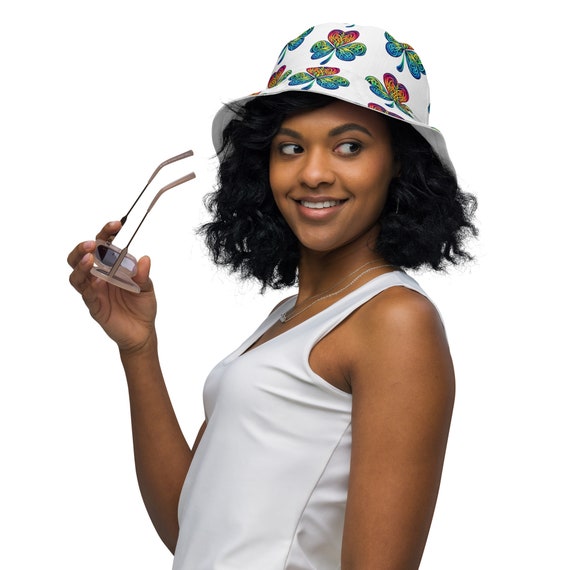 Irish Shamrock Reversible Bucket Hat