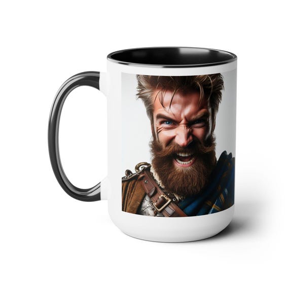 Forgive Your Enemy Two-Tone Coffee Mugs, 15oz