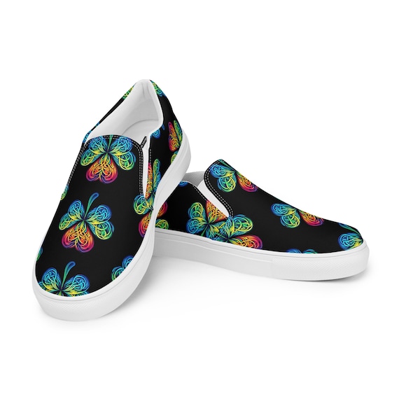 Women’s Irish Shamrock Slip-on Canvas Shoes