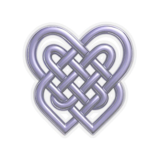 Celtic Serch Bythol Knot Vinyl Decal (Purple)