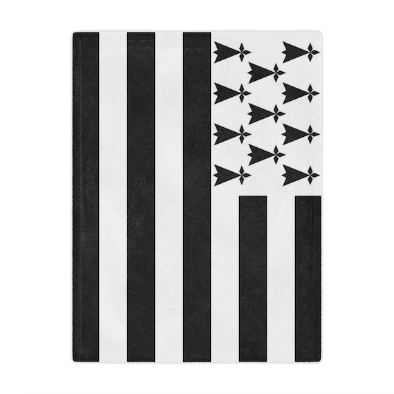 Brittany Flag Microfiber Blanket
