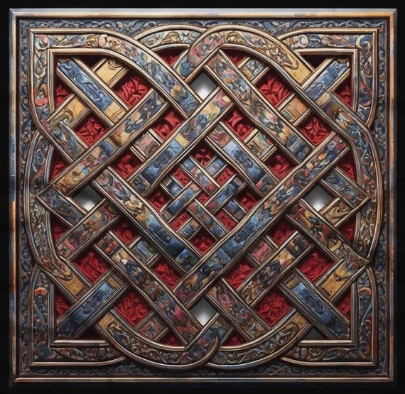 Irish Celtic Fíochán Bandana