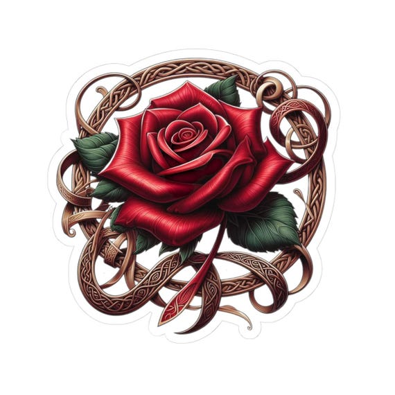 Scottish Ceilidh Rose Limited Edition Vinyl Decal