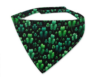 Irish Shamrock Dog Scarf