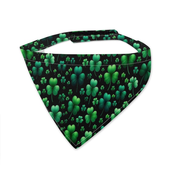 Irish Shamrock Dog Scarf