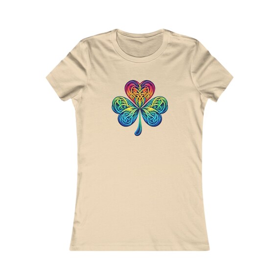 Women's Colorful Shamrock Tee