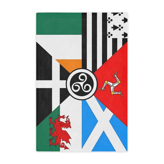 Celtic Nations Flag Microfiber Blanket