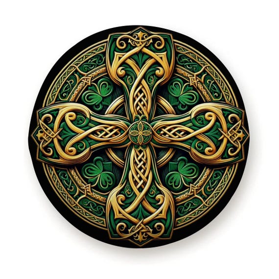 Irish Celtic Shield Tire Cover