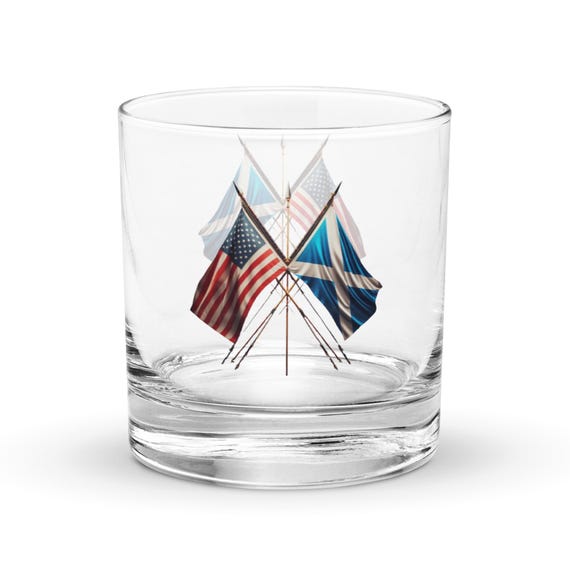 Scottish American Rocks glass