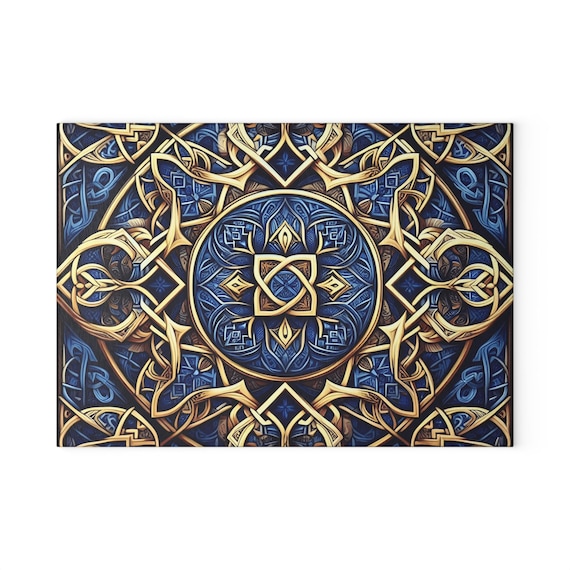 Scottish Celtic Dùthchas Glass Cutting Board