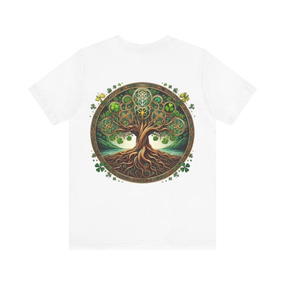 Shamrock Tree of Life Unisex Short Sleeve Tee