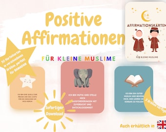 Islamic Affirmation Cards for Kids | Positive Muslim Education (PDF)