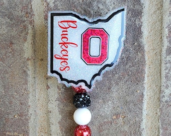 Football Inspired Interchangeable Badge/Retractable Reel/ID Holder/Educator/School/Nurse Life/Pharmacy/Essential Worker/Gift