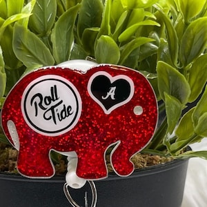 Elephant Interchangeable Badge/Retractable Reel/ID Holder