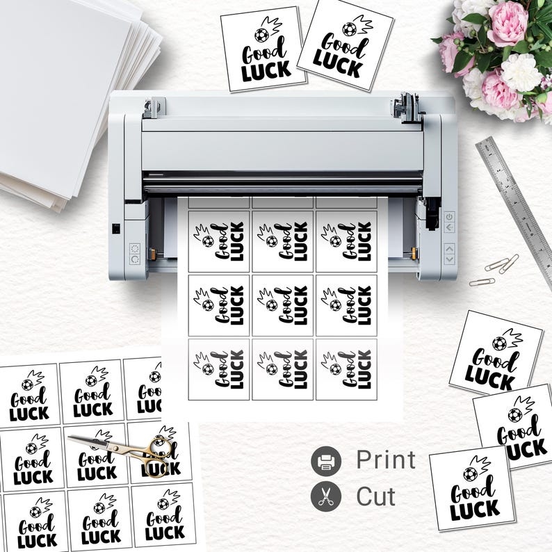 Good Luck Soccer Tag, Printable 2.5