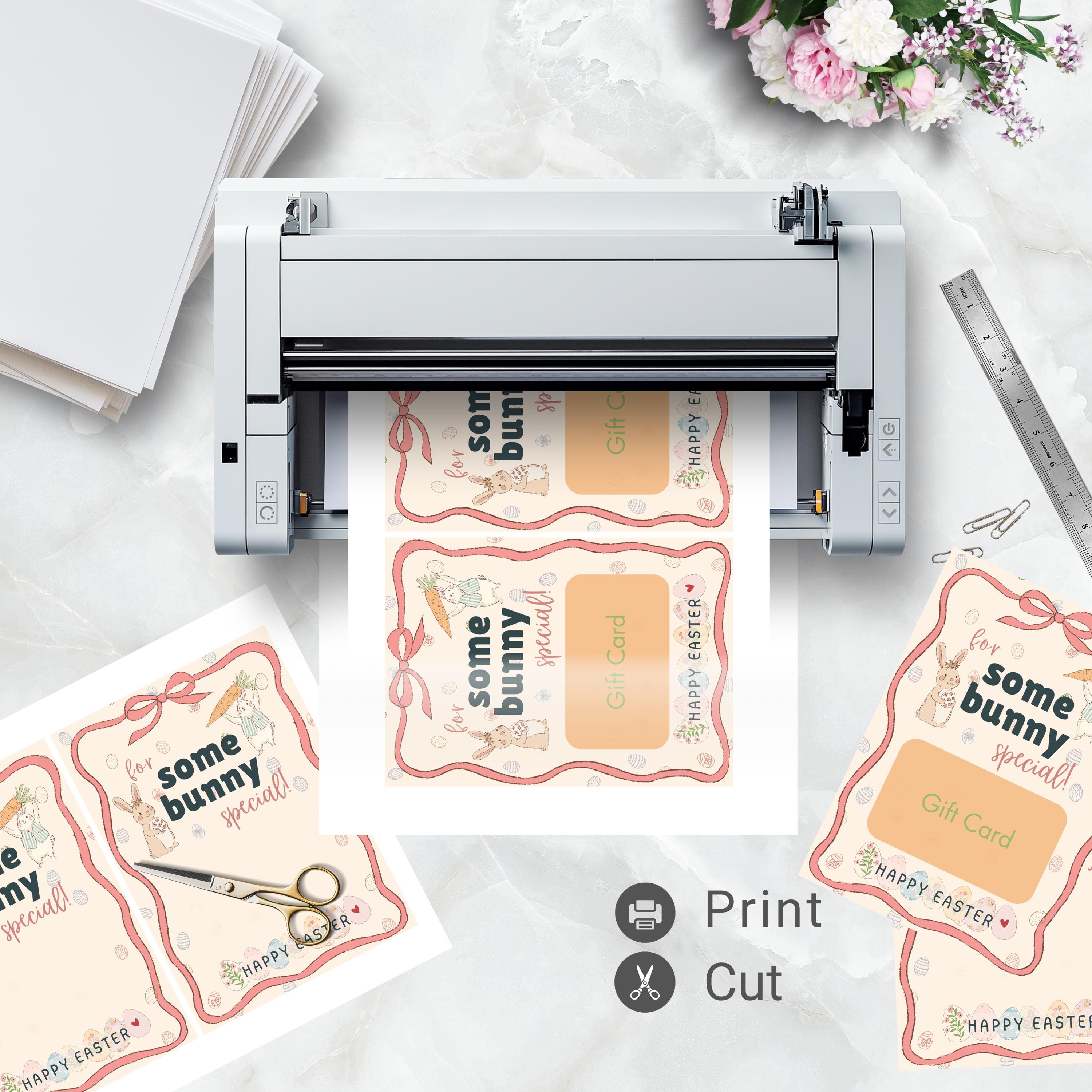 Printable Easter Gift Card Holder: Bunny Design (PDF) - Etsy