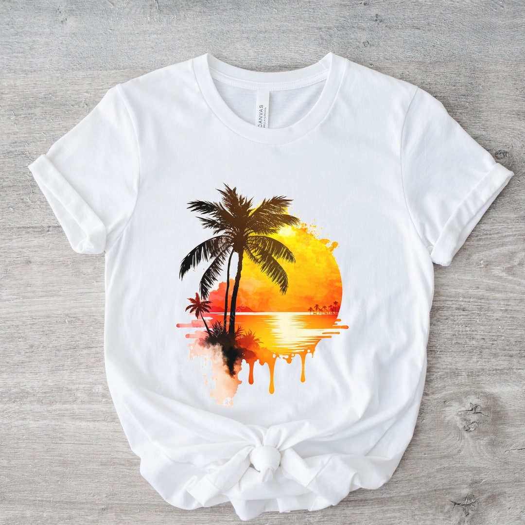 Sunset Riot Shirt Sunset Shirt, Men T-shirt, White T Shirt, Sunset White T Shirt, T Shirt ...