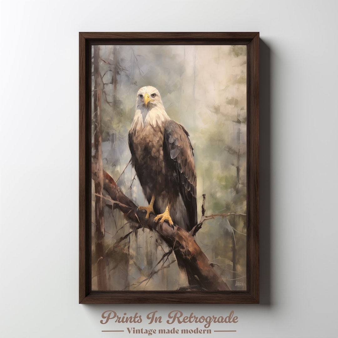 Eagle Painting - Digital Art - Oil Painting - Brush Strokes - Wildlife ...