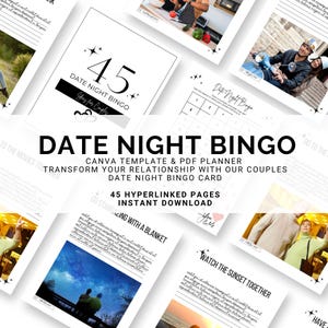 Cartão de Bingo para Noites de Encontro para Casais | Ideias Únicas para Noites Românticas, Diversão para Imprimir para Noites Românticas | Atividades de Namoro para Relacionamentos